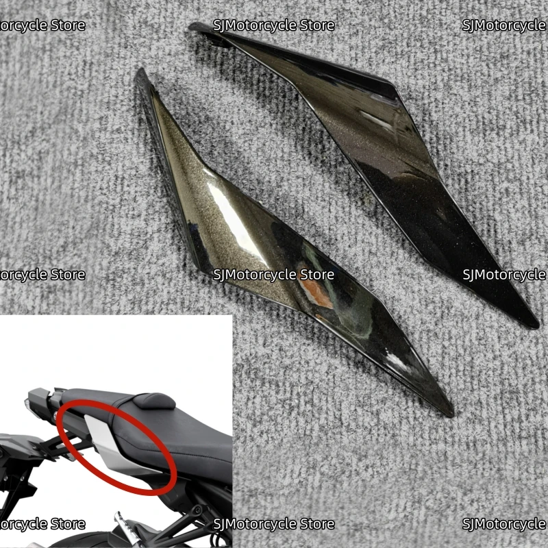 

Black silver Motorcycle Rear Seat Side Fairing Cover Panel Fit For Yamaha MT-10 MT 10 MT10 FZ-10 FZ10 2016-2021