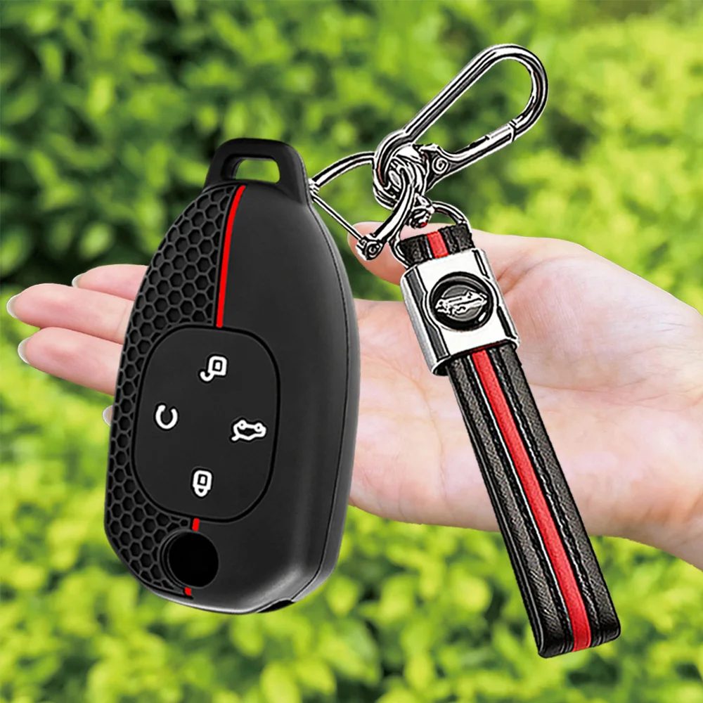 For GAC Trumpchi GS4 GM8 GA3 GA6 GA4 GS5 GS3 Legend GS8 Empow J11 J12 J13 J14 J15 J16 Silicone Car Smart Key Case Cover Shell