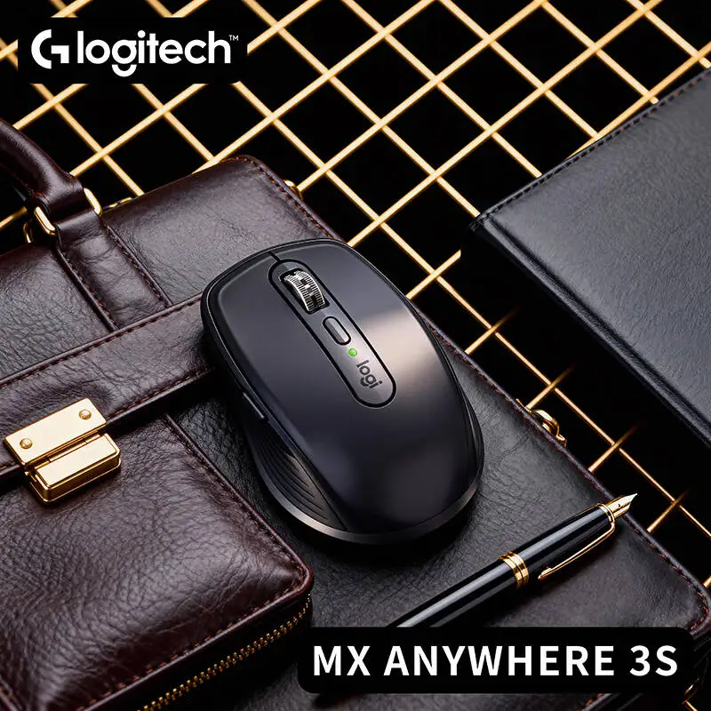 

Компактная мышь Logitech MX Anywhere 3S, эргономичный дизайн, перезаряжаемая, с быстрым прокруткой для портативных ПК Mac
