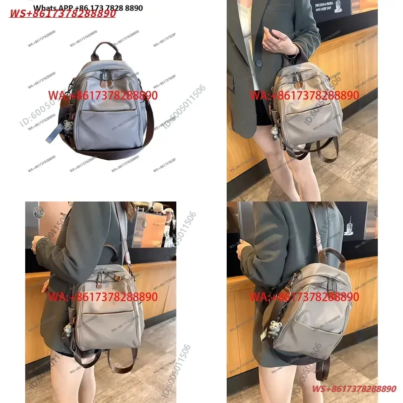 Shoulder women's high-end niche 2025 new travel lightweight high-value Oxford cloth women's foreign versatile backpack