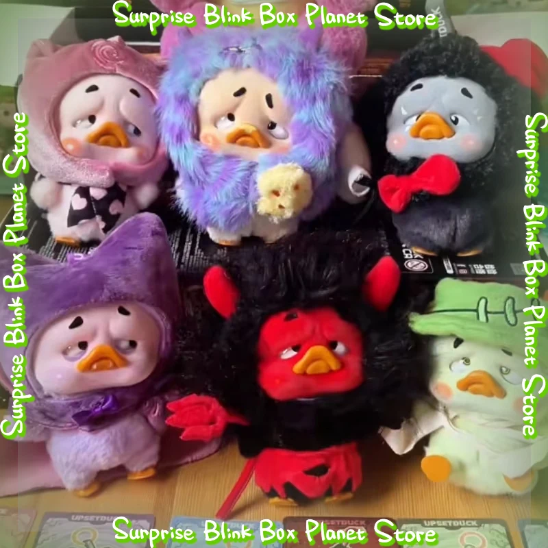 

Подлинная Upset Duck слепая коробка, красочная игровая утка, серия кукол, милая модель, брелок, подвеска, орнамент, декор, игрушка, рождественский горячий подарок