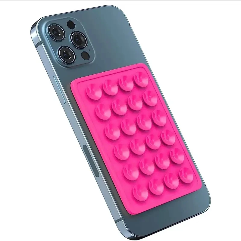 

Double Side Silicone Suction Pad For Mobile Phone Fixture Suction Cup Backed Adhesive Silicone Rubber Sucker Pad For Fixed Pad