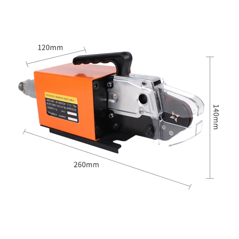 1217 Useful AM6-4 Pneumatic Tubular Pre-Insulated Terminal Crimping Machine Quadrilateral Pliers for Electrical W 96