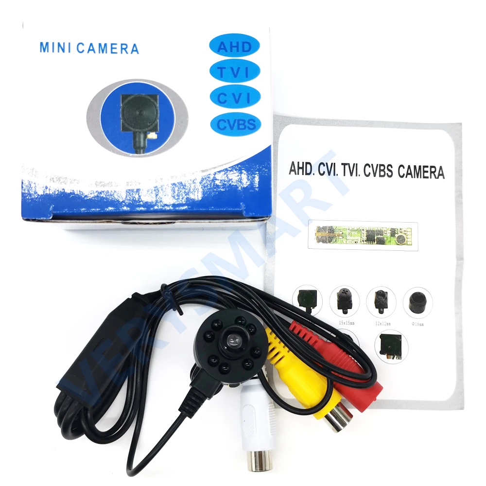 Imagem -05 - Micro Mini Câmera Analógica Leds ir Lente Grande Angular de 120 Graus Visão Noturna Cctv Interior Vídeo e Áudio Pcs 940nm