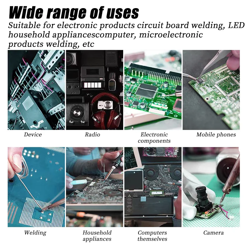 30g-250g Solder Tin Wire Easy Melt Solder Wire 0.5-1.0mm Unleaded Lead Free Rosin Core Low Melting Point Soldering Tin Wire