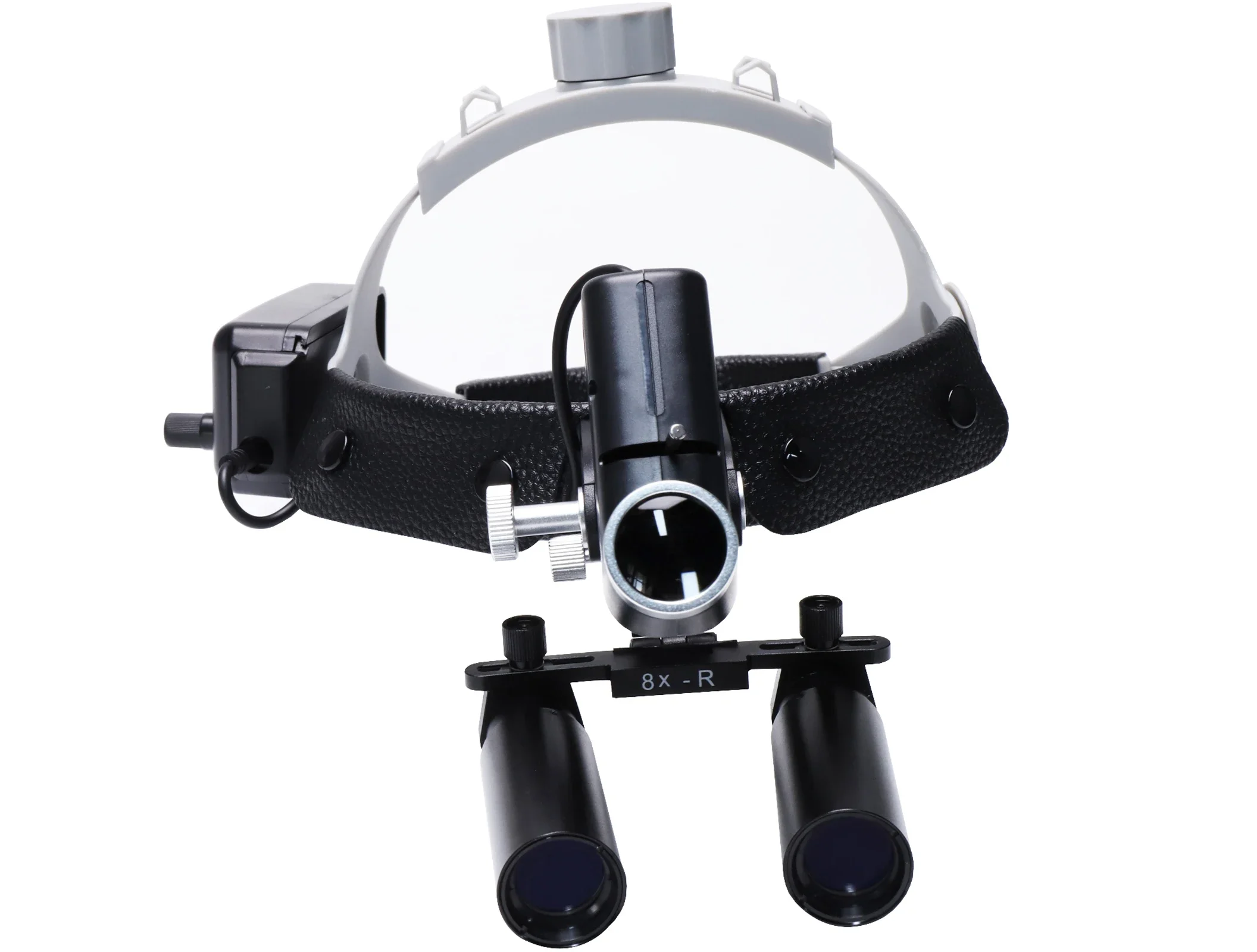 High magnification lens 6X / 8X Dental LED Headlight Binocular  Loupes Headband Adjustable 5W Dentist Surgical Headlamp