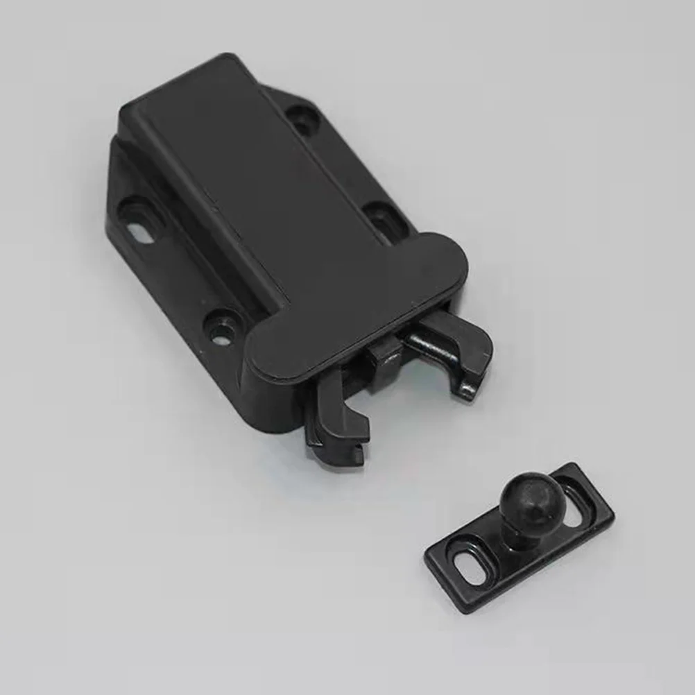 

4 Pcs Push to Open Plastic Lock Rebounding for Door Cabinet ABS Touch