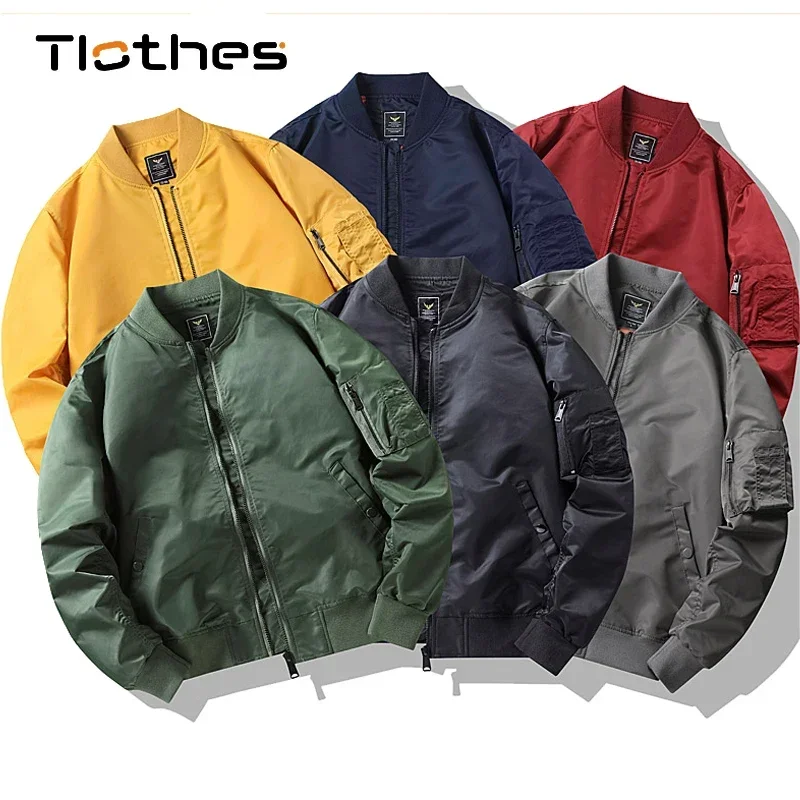 

Streetwear New Fashion Bomber Jacket Mens Jackets and Coats Spring Autumn Army Men's Jacket Outdoors Casual Military Men Clothes