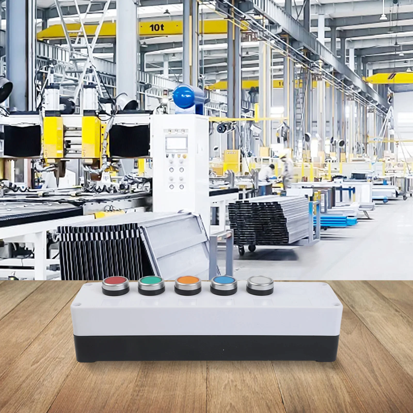 

Водонепроницаемый блок управления 22 мм с кнопкой инерционного включения для автомобильной техники, конструкция из АБС-пластика для электрических применений