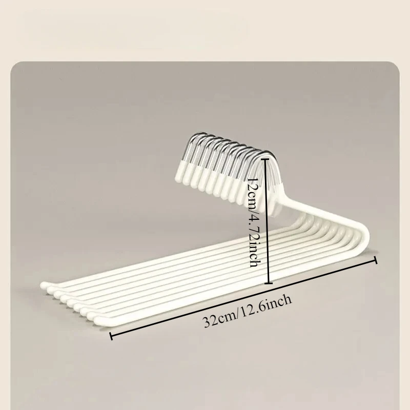 5PCS Goose Type Dip Plastic Pants Hanger Wardrobe Dormitory Telescopic Z Type Clothes Hanger Multi Layer Storage Hanger