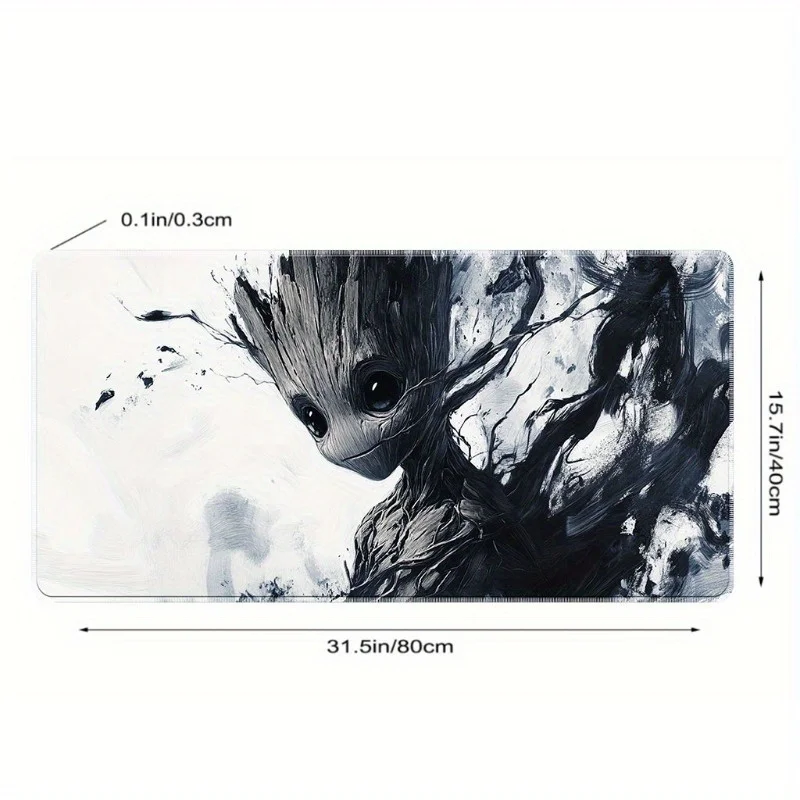 [معتمد] أبطال في أطراف أصابعك!" لوحة ماوس Marvel Universe Superhero Groot Gaming Mouse Pad Office لوحة مفاتيح هدية لـ