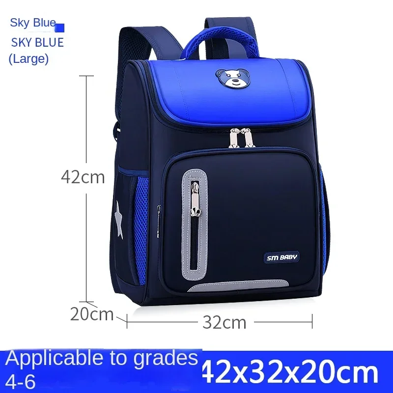 New Backpack Children Primary School Student Schoolbag Spine Protection Load Reduction Girl Large Capacity Kid Boy Shoulder Bag