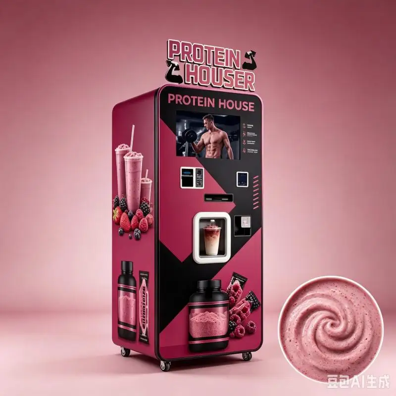 Customized Protein Shake Vending Machine Smart Protein Powder Dispenser Automatic Blender Gym Training Center Machine