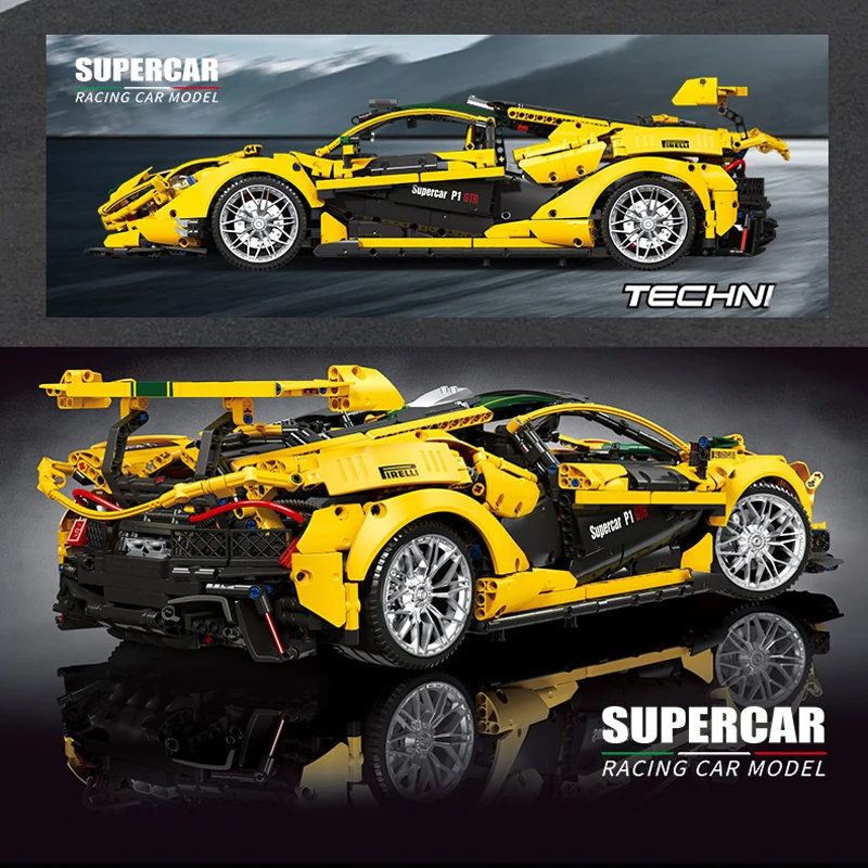 3316pcsS Technical Remote Control Technical Sports Car Building Blocks Model MOC Racing Bricks Toys for Boys Birthday Gift Set