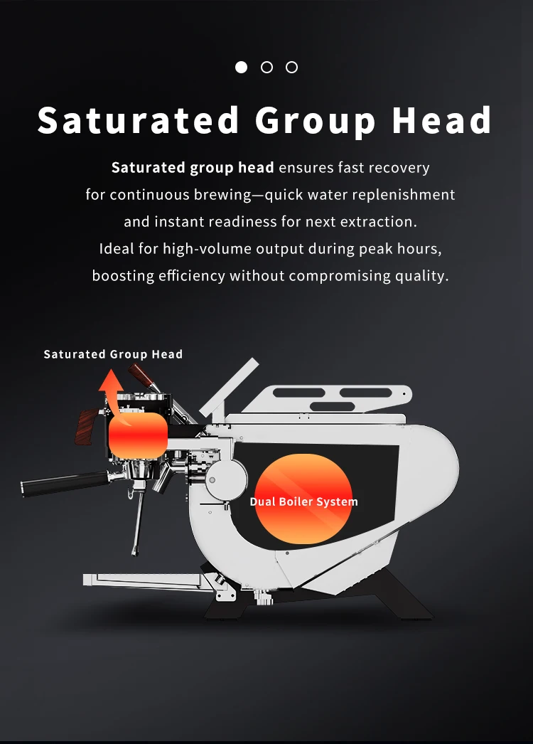Quality Assurance Best Commercial Semi-Automatic Stainless Steel Electric Espresso Machine Programmable Function 9 Bars Pressure