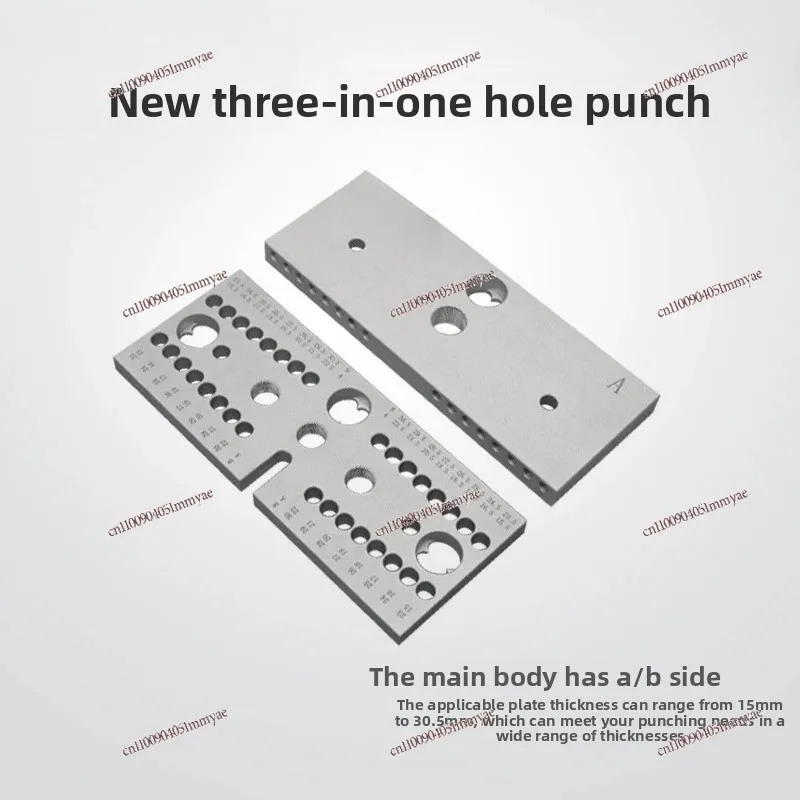 3-in-1 Punching Hole Opener Positioner Log Tenon 2-in-1 Woodworking Connection DIY