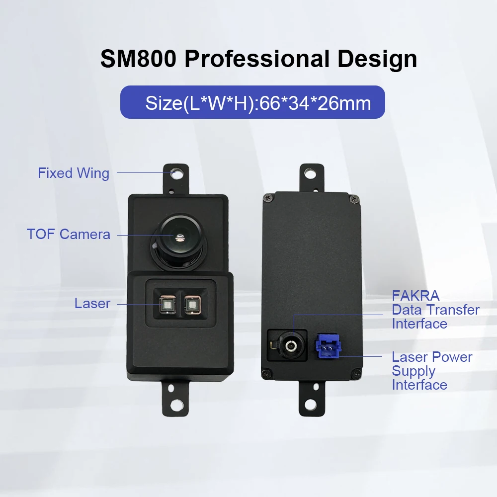 SDK Provide SM800 Binocular Camera Ultra-wide Field Of View Stereo Camera TOF 3D Real Depth Camera