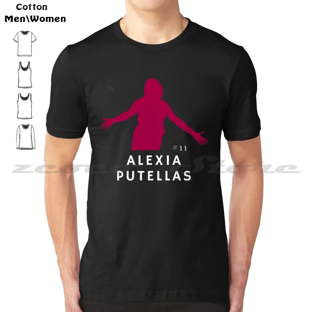 Alexia Putellas #11 Femeni T-Shirt 100% Cotton Comfortable High-Quality Womens Football Womens Soccer Woso Futfem Bar?A Femeni