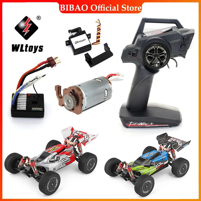 

WLtoys 144001 Parts Original Remote Control Receiver Motor Base Motor Gear Set 550 Motor WLtoys 144001-1176 1131 1308