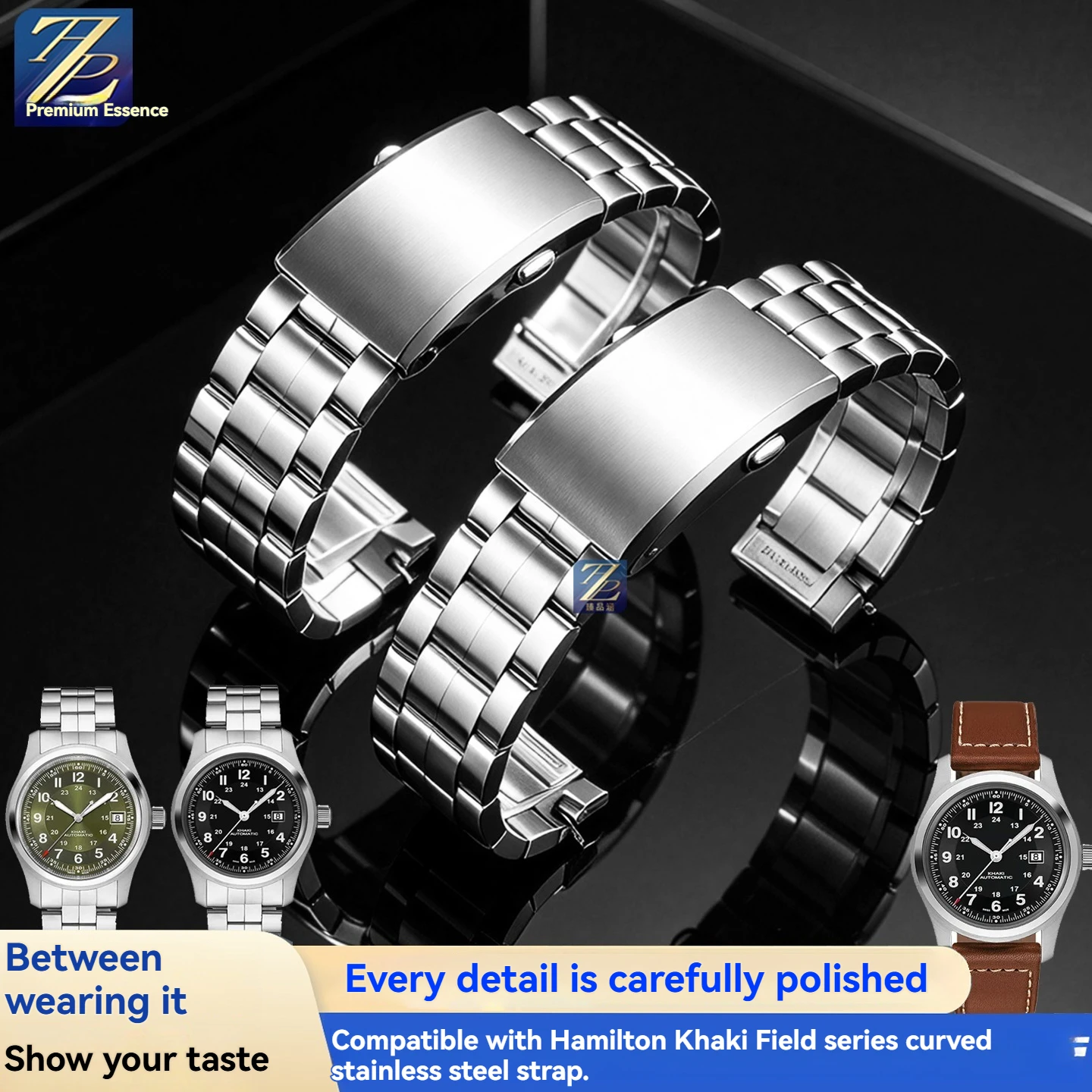 for-hamilton-khaki-field-little-red-riding-hood-steel-strap-h70555533-h70605733replace-stainless-steel-curved-metal-bracelet-20m