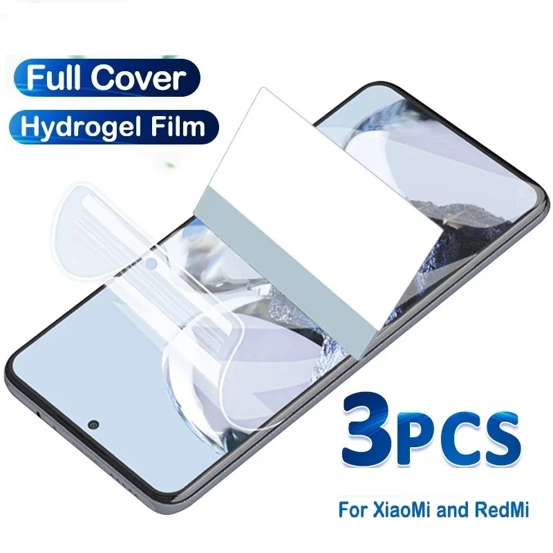 3Pcs Hydrogel Film Screen Protector For Umidigi A15 PRO G5A G5C G5 A15C A15 G5 Mecha G3 Max G3 Plus G3 F3 Plus C3