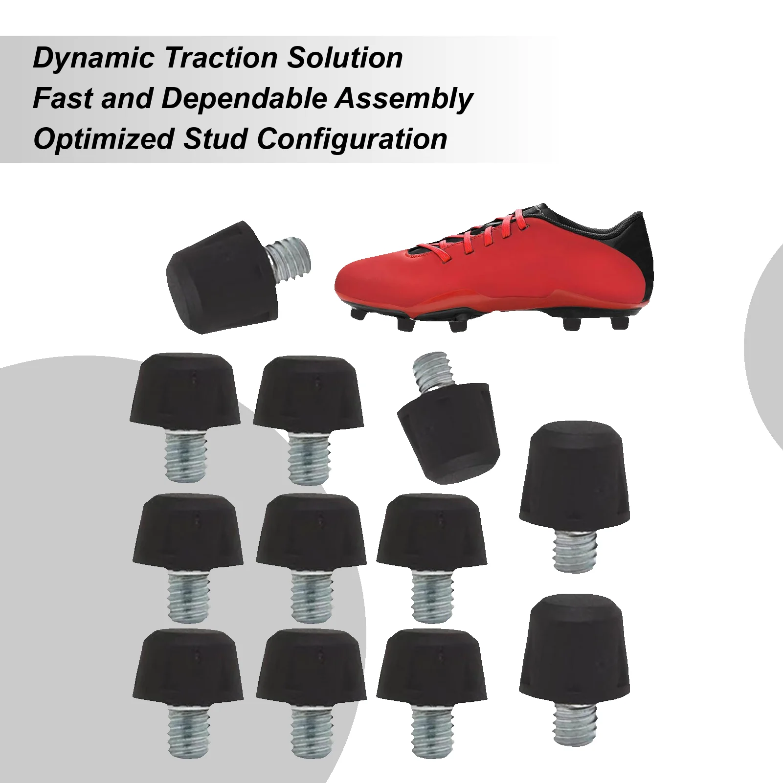 

8mm&11mm Football Shoe Spikes Nonslip Fast Lock Football Shoe Studs Universal Replacement Football Boot Spikes With Wrench