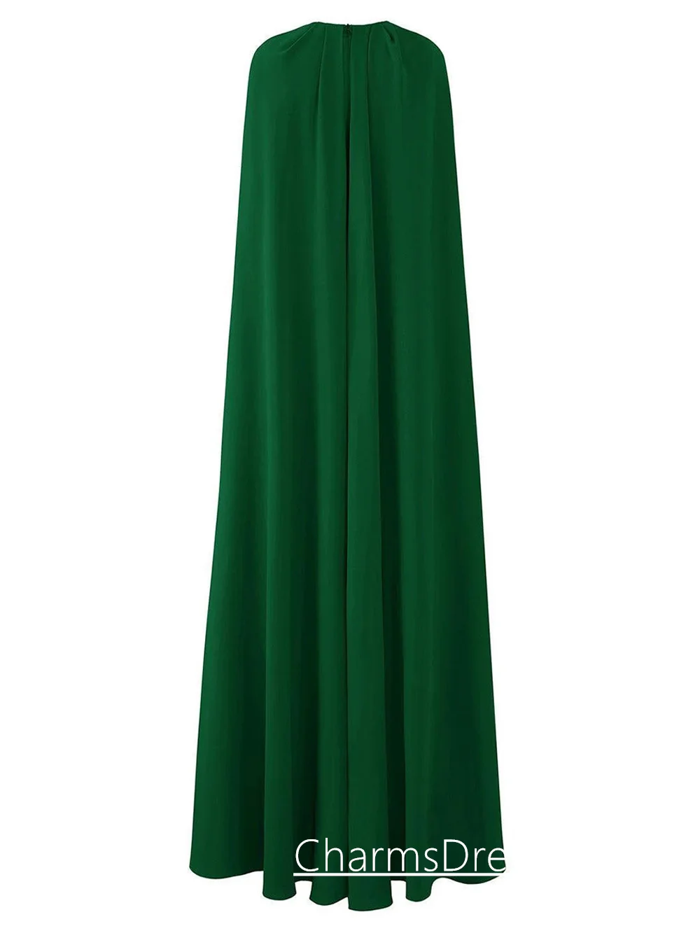 Robe de Soirée Verte Arabe Personnalisée avec Cape, Perles de Bijou, Clip, Tenue de Bal de Mariage, Nouvelle Collection