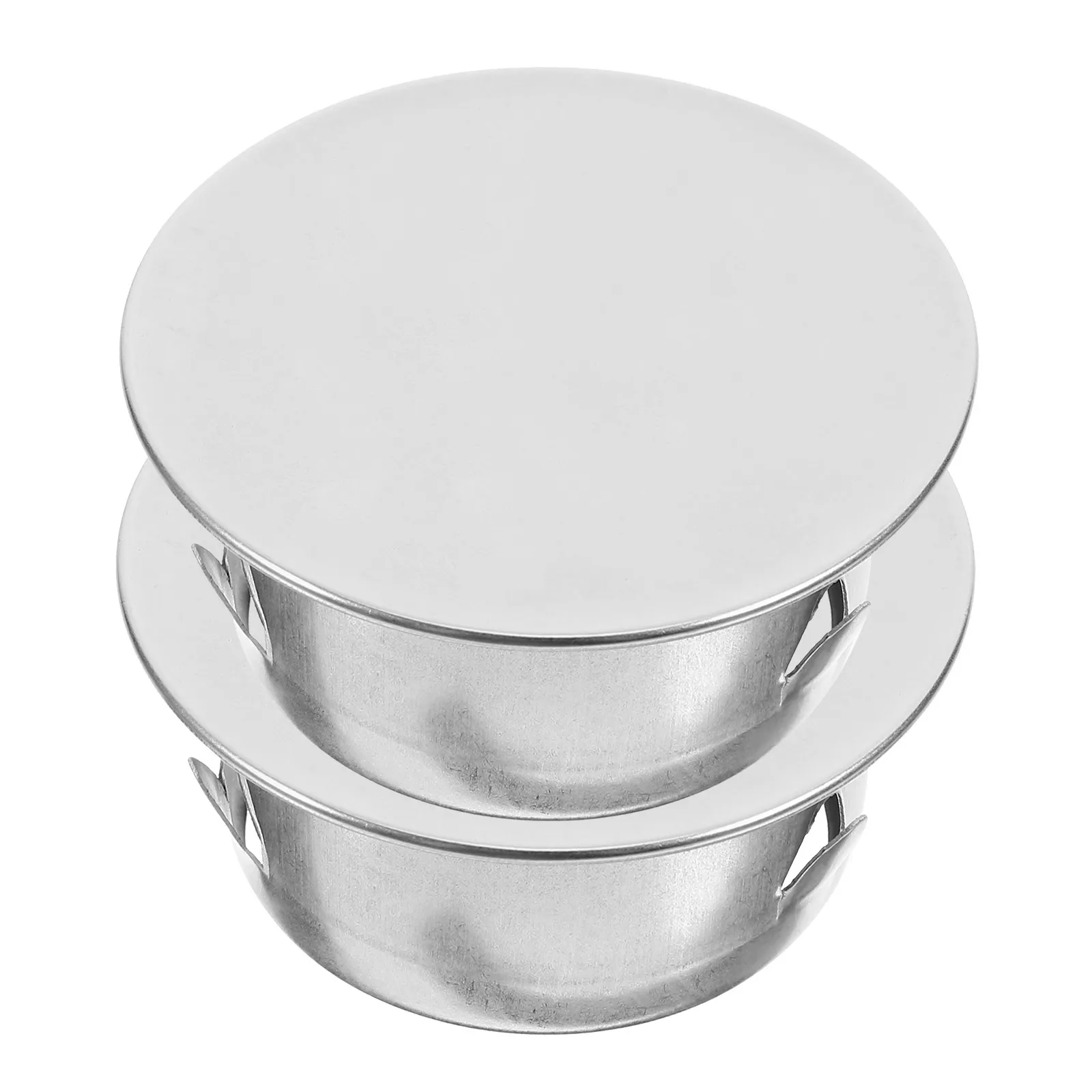2Pcs Pipe Hole Caps End Plugs Sturdy Round Tubing End Caps Easy Install Pipe Stoppers for Long-Term Use Hole Plugs