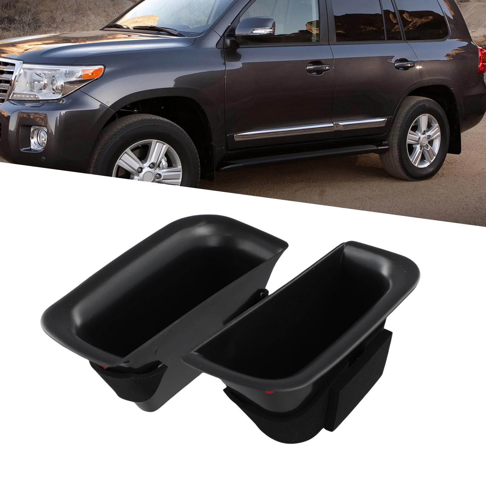 For Toyota Car Door Armrest Box Compatible with Prado & For Land Cruiser from 04 to 09 Non Deformation Material