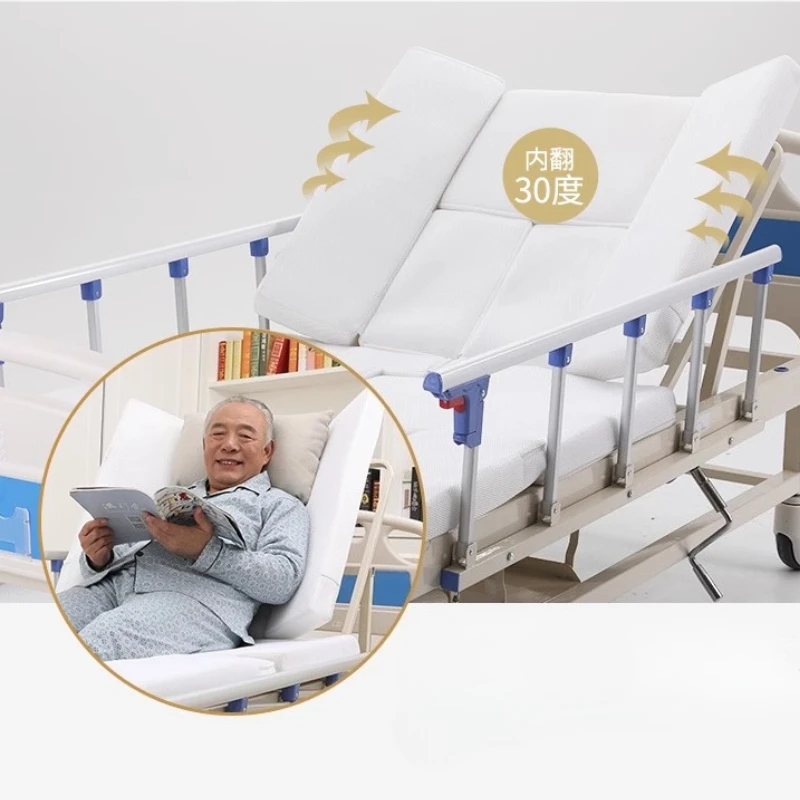 เตียงดูแลทางการแพทย์ที่บ้านสําหรับผู้สูงอายุ เตียงมัลติฟังก์ชั่น เตียงแพทย์ ยกสําหรับผู้ป่วยที่เป็นอัมพาต เฟอร์นิเจอร์เตียงอาวุโส