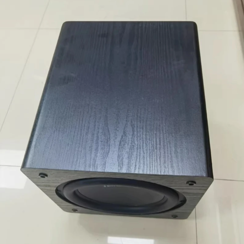 10-дюймовый активный сабвуфер, пиковая мощность 300 Вт, Hi-Fi лихорадка, деревянный сабвуфер, домашний кинотеатр, звуковая коробка для AMP/PC/TV/DVD/CD