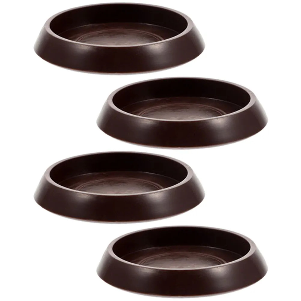 

4pcs Table Leg Pad 1-3 4 Inch Round Carpet Floor Protector Non Slip Furniture Coaster Couch Legs Plastic