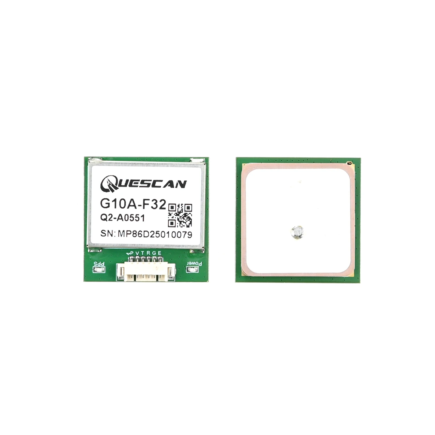 QUESCAN G10A-F32 Serial TTL 25Hz GPS GNSS Module M10 GPS Galileo GLONASS BeiDou QZSS SBAS NMEA UBX Protocol for Speedometer GPS