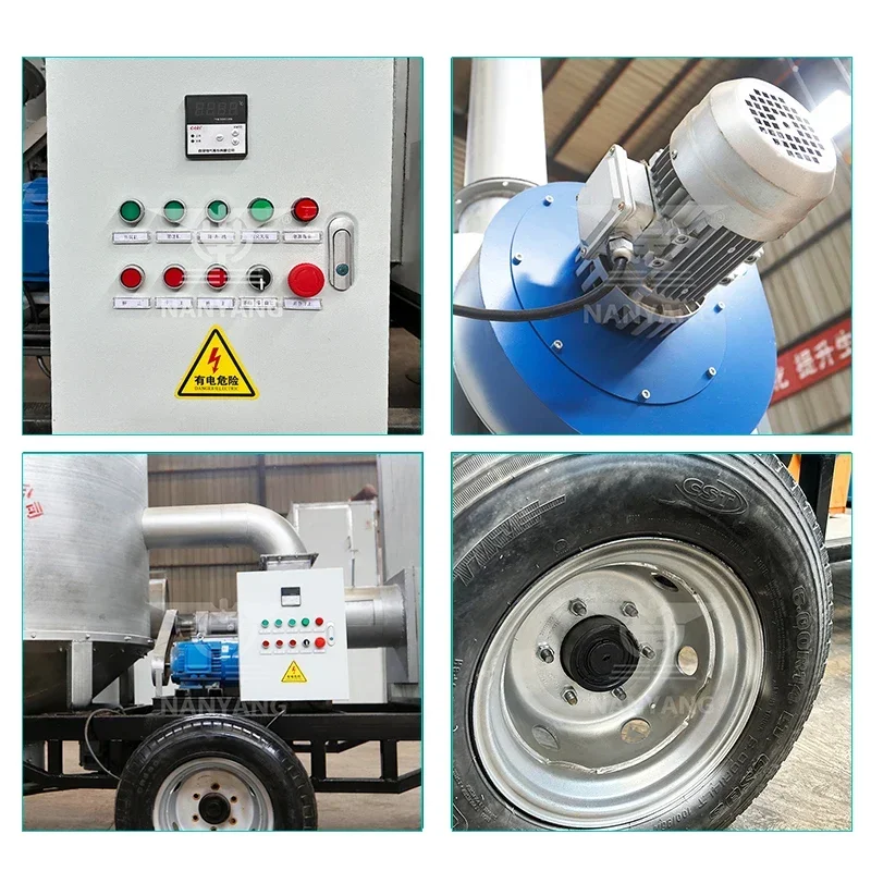 Rice Dryer Machine Paddy Drying Machine Small Biomass Burner Grain Dryer  Rice Grain Dryer