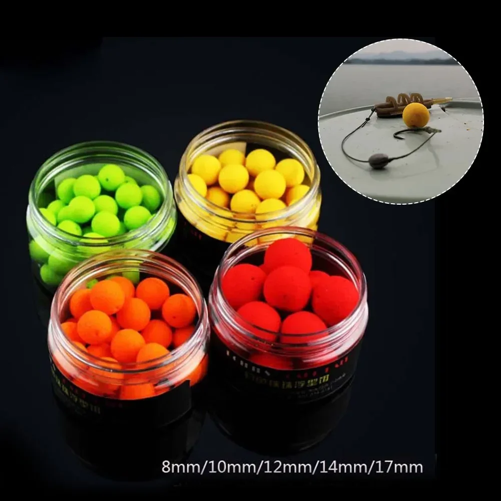 Carp Fishing Ups Boilies Beads Floating EVA Ball Flavor Mainline Baits Lures 8/10/12/14/17mm Hook Bait Fishing Multiple Colors