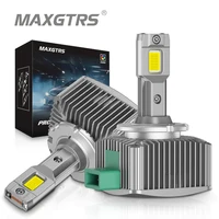 MAXGTRS D3S Faros LED HID D1S D2S D4S D5S D8S D1R D2R D3R Turbo LED 24000LM Chip CSP de dos caras 6500K Blanco 90W Plug & Play