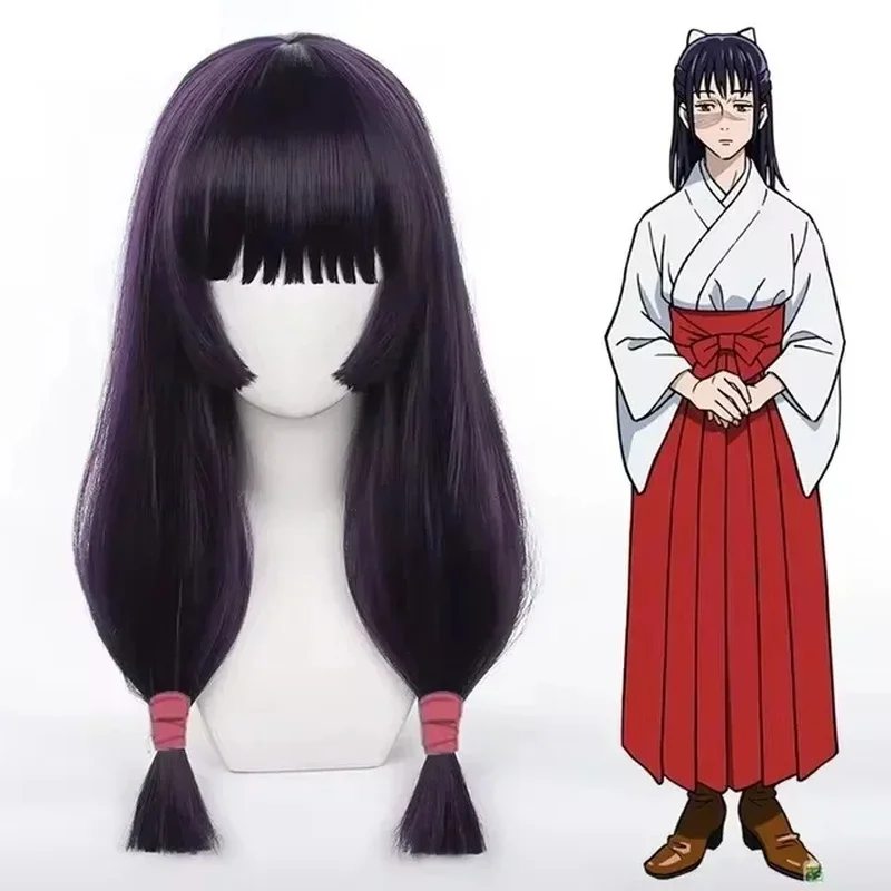 ♥ 2026 New Anime Jujutsu Kaisen Iroi Cosplay Costume Iori Utahime Kimono Uniform Wig Full Suit For Women Halloween C ★ Look at m