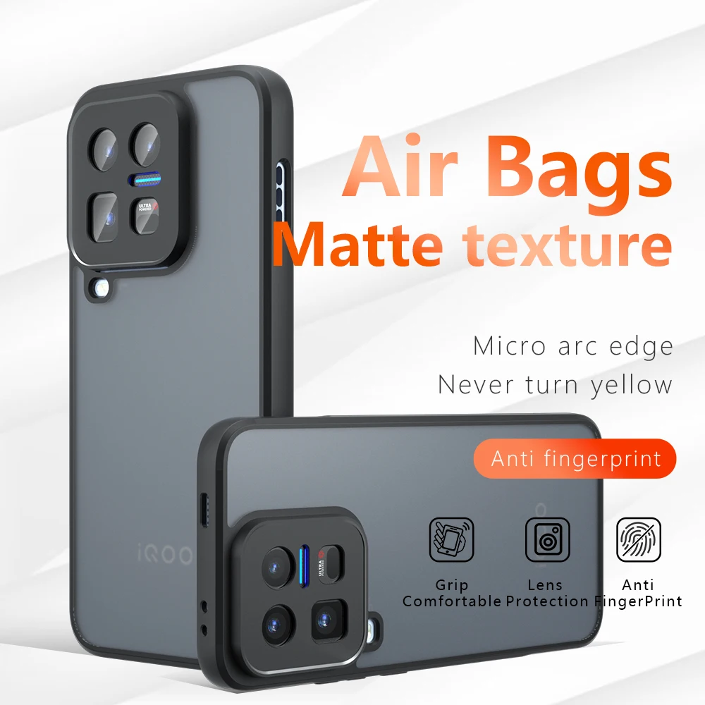 Skin Sensation Airbag Anti Drop Case Cover for Vivo Iqoo 15 Ultra Mircropyle Back Case Cover Fundas Para Vivo Iqoo 13/Iqoo 15
