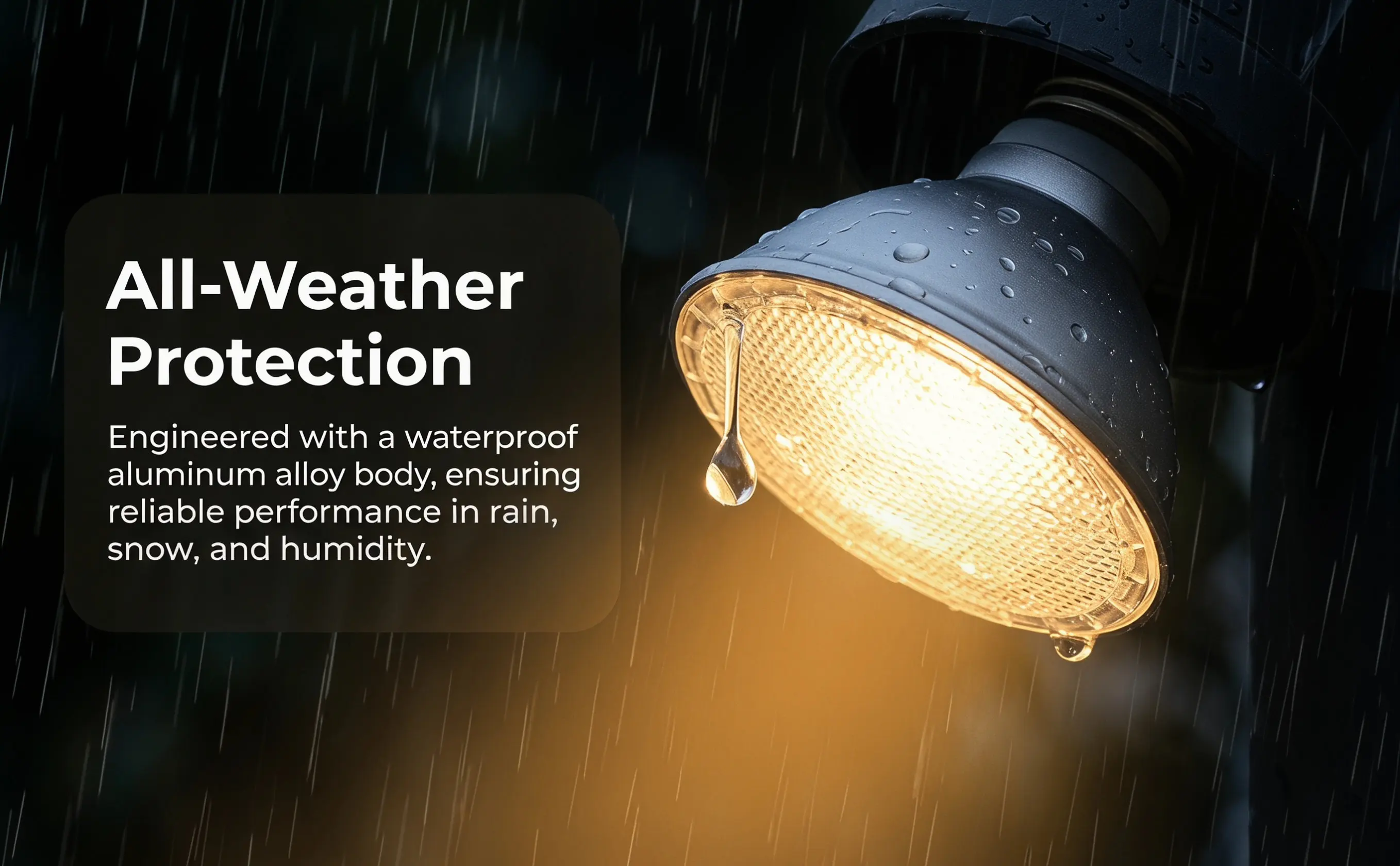 LED Waterproof Outdoor Spotlight Flood Light Bright Long Lifespan Replacement Bulb Convenient Residential Lighting