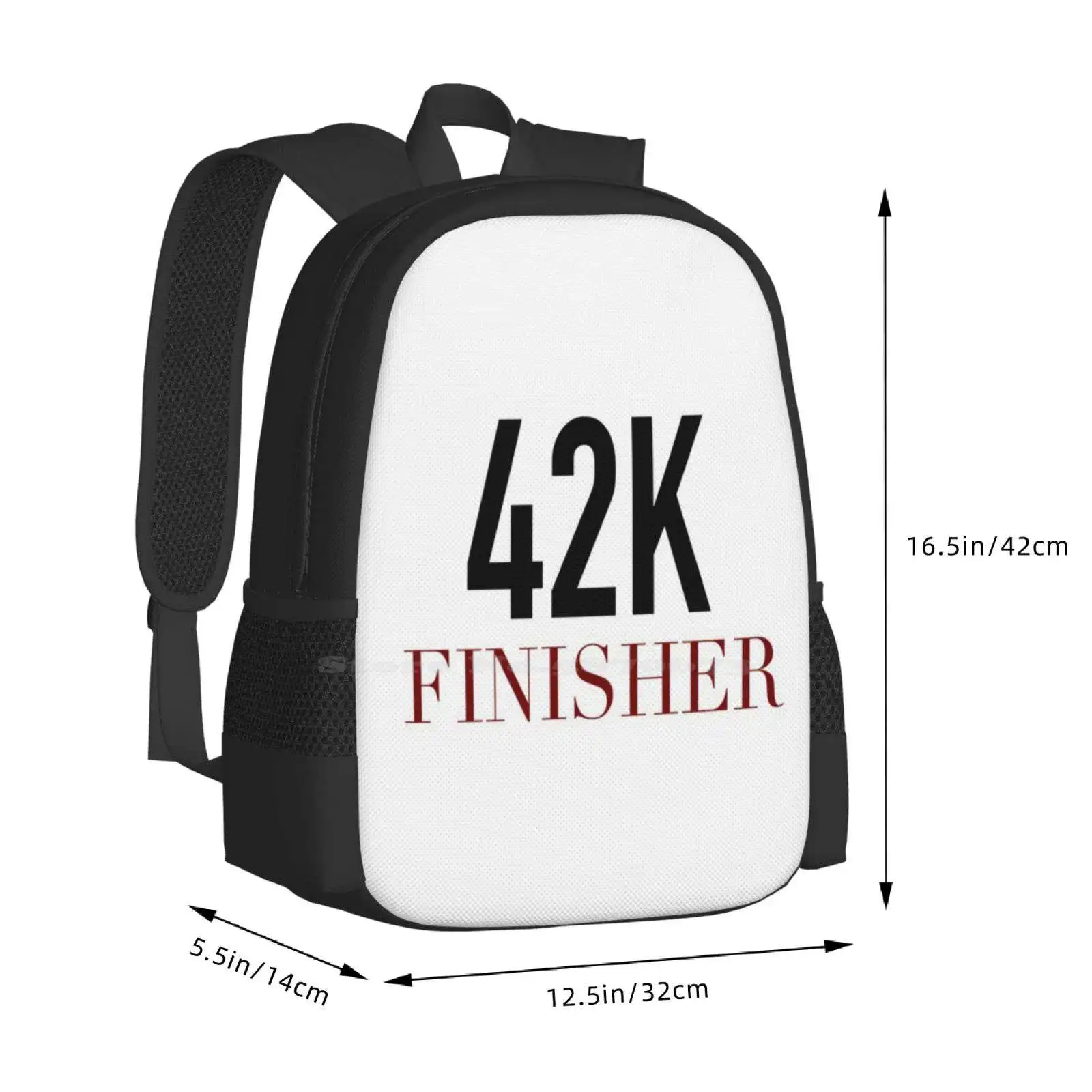 3D Print Design Mochila para estudante, maratona de Boston, meia maratona, saco de corrida, 5K, 26 milhas, 2 milhas, 10K, 42K