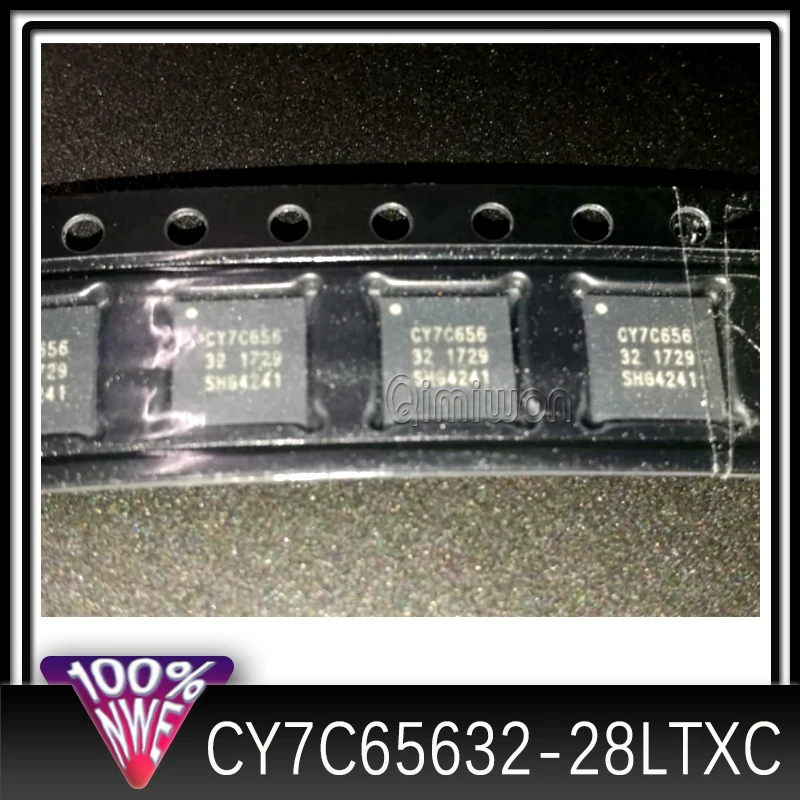2PCS~100PCS/LOT CY7C65632-28LTXC CY7C656 CY7C65632 QFN28 Ultra-low power USB 2.0 Hub Controller 100% New Spot stock