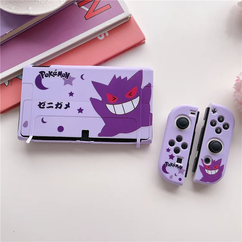 Pokemon Gengar Snorlax Blastoise TPU Soft Protective Case for Nintendo Switch Game Console Controller NS OLED Gaming Accessories