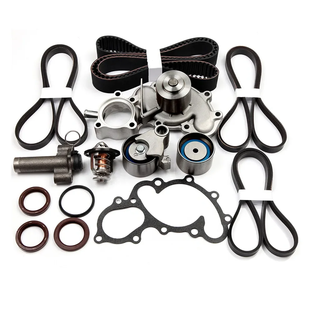 ENGINE PARTS Timing Belt Set Water Pump Kit Fit for Toyota 4RUNNER TACOMA TUNDRA T100 3.4L V6 GAS 5VZFE 3.4 L 1995-2004