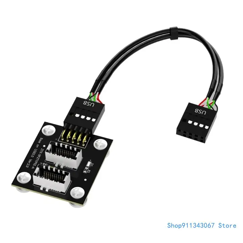 

Motherboard USB2.0 9Pin to Type-E Key-A Front Connector Converter 9Pin to TypeE Drop shipping