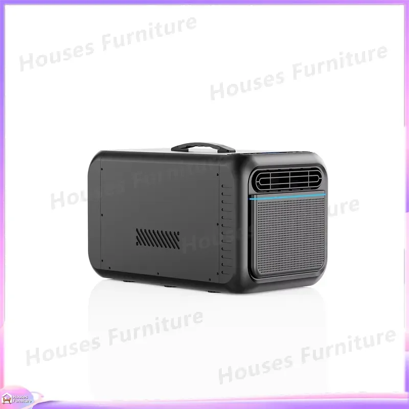 Portable DC AC Air Conditioner for Tent Camping Car Outdoor Mobile Cooling Fan Rechargeable Mini AC Unit Vehicle Home Use