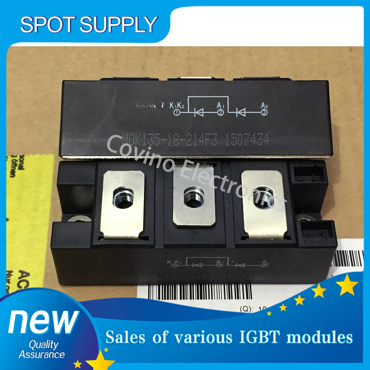 MDK135-18-216F3 MDK135-18 MDK135-16 MDK135-14 MDK135-12 Novo Módulo