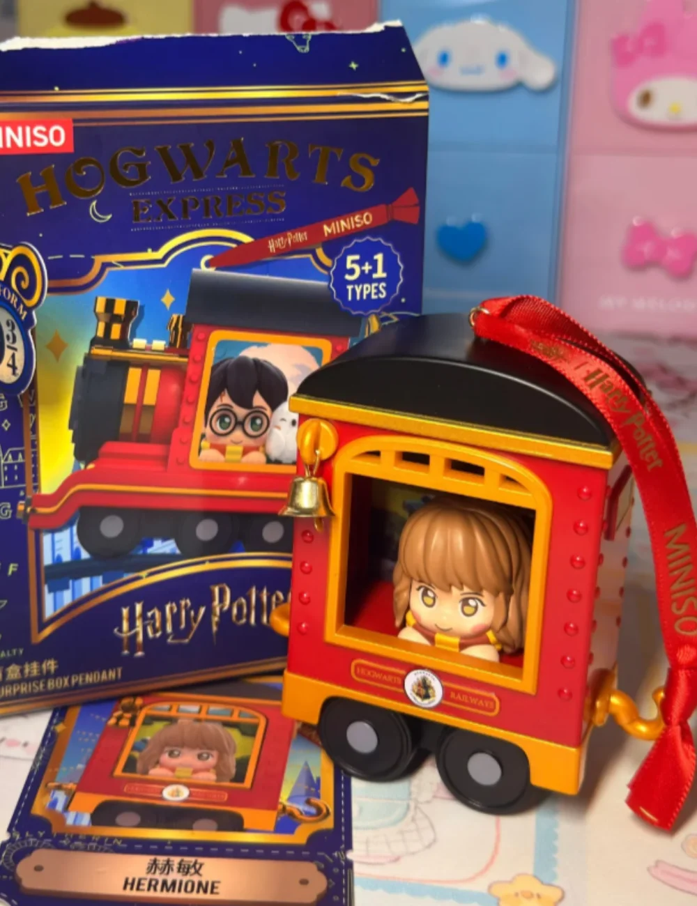 

Harry Potter Hogwarts Express Series Blind Box Guess Bag Original Toys Doll Cute Anime Figure Ornaments Kids FansGift