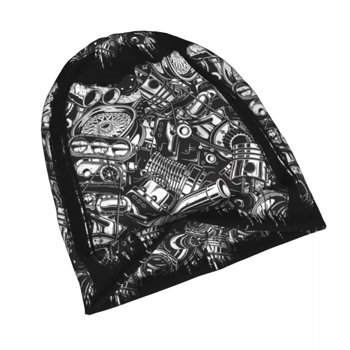 Bonnet Hats Motorcycle Parts Men Women's Thin Hat Car Parts Collage Autumn Spring Warm Cap Street Skullies Beanies Caps