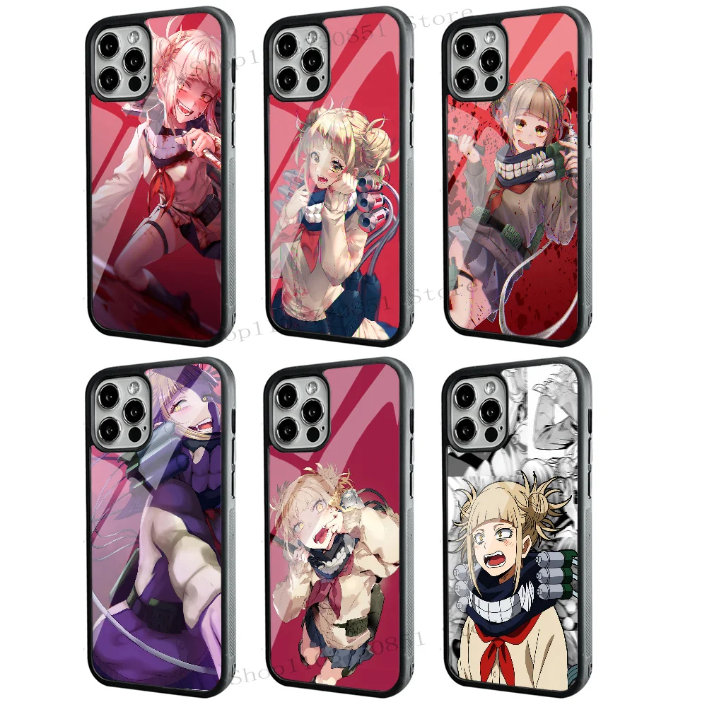 Anime My Hero Academia Toga Himiko Phone Case Strong Magnetic For IPhone 15 14 13 Pro Max 11 12 Mini Alex Mirror For Magsafe