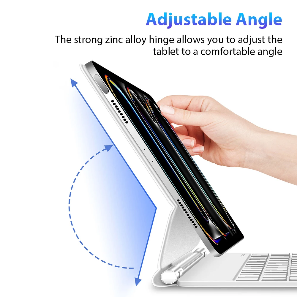 Magic Keyboard Case For Ipad 10 10th Generation Air 11 13 6 5 4 M4 M2 Pro 13 11 12.9 12 9 5th 4th 10.9 2024 Magnetic Cover Funda